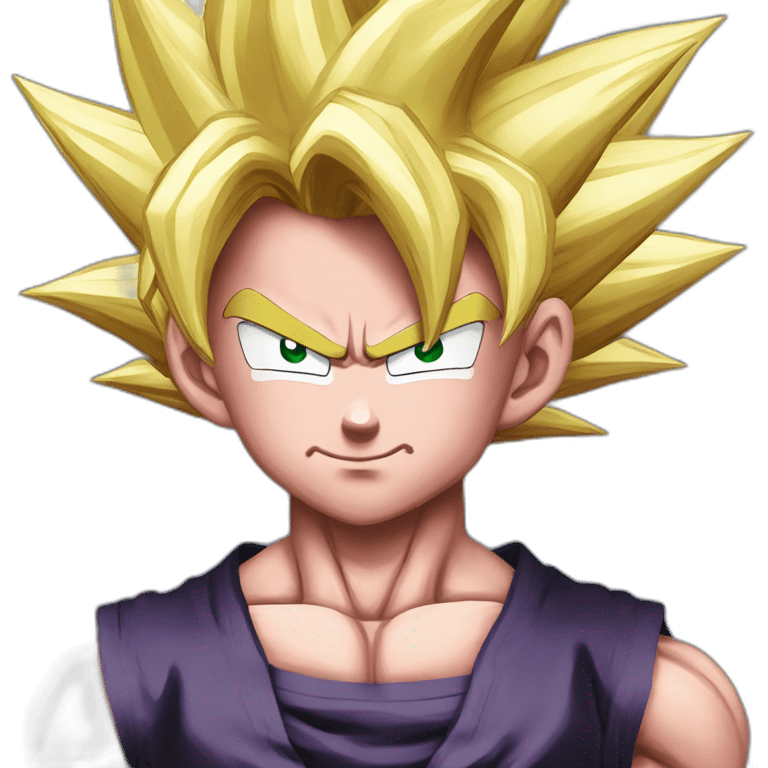 Goku black super saiyan rosé emoji