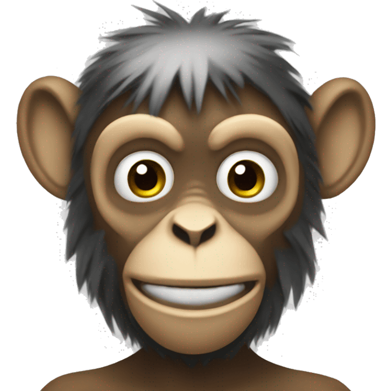 Electro-monkey emoji