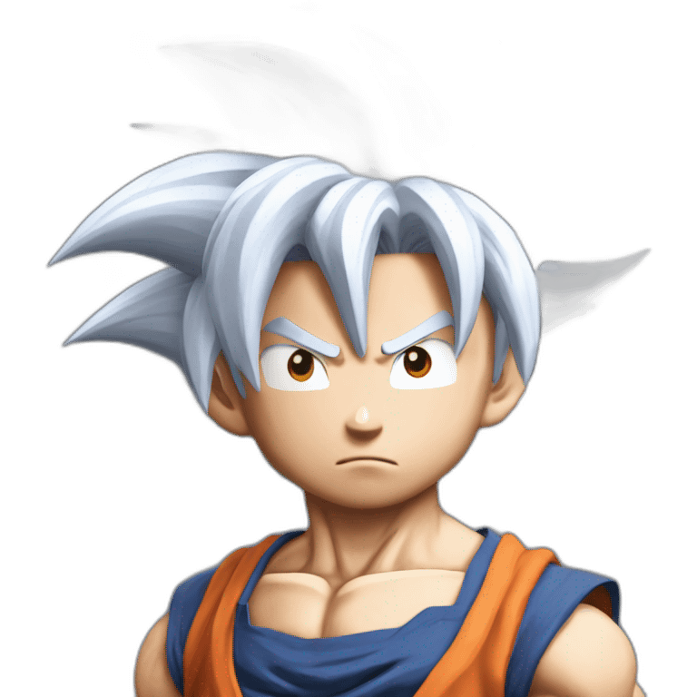 Ultra Instinct Goku emoji