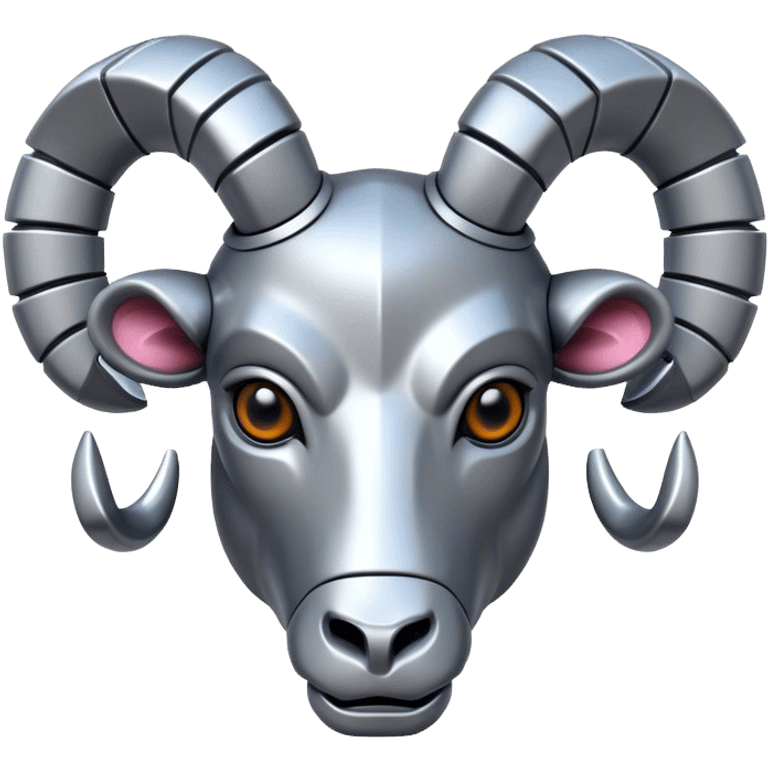 Cybernetic Ram(Goat) head  emoji