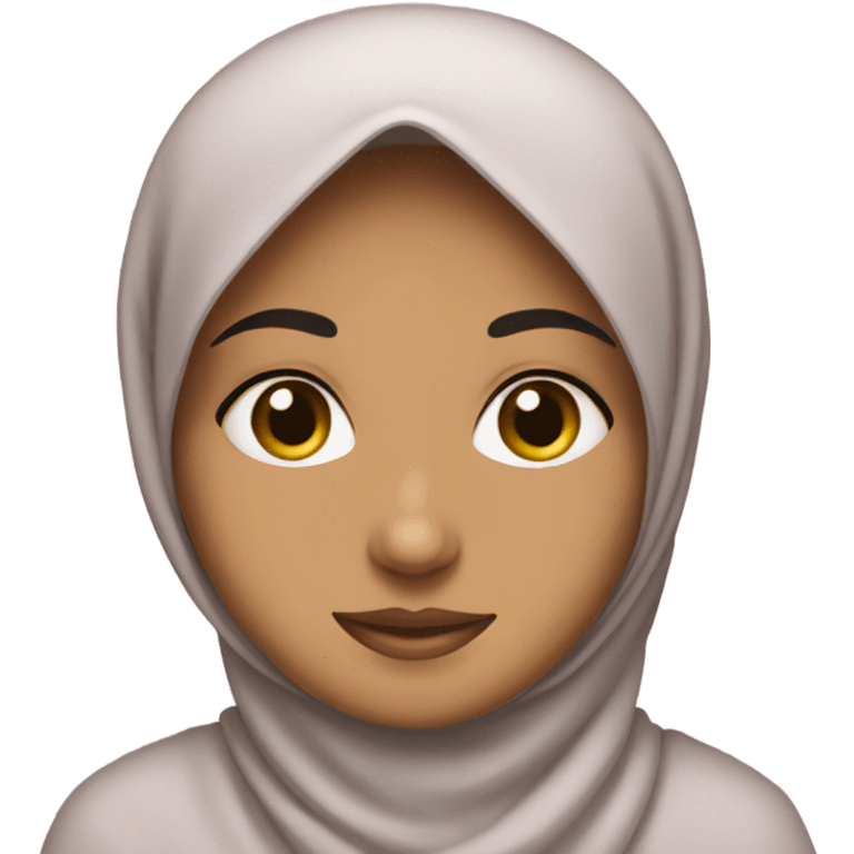 A South Asian girl with hijab emoji