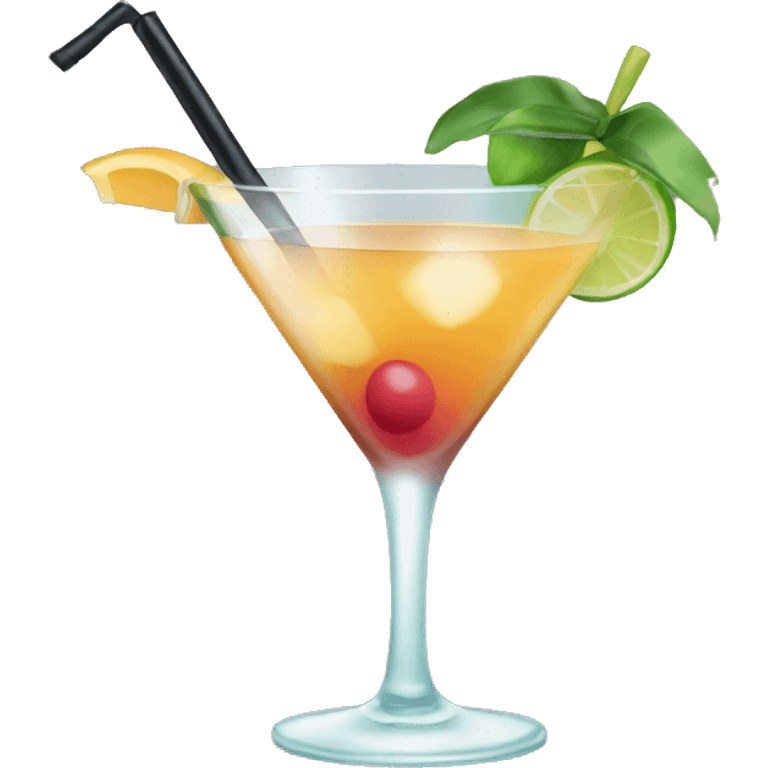 cute cocktail emoji