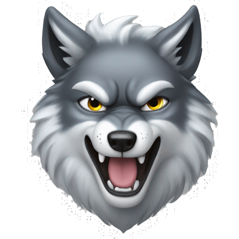 Silver fang wolf emoji