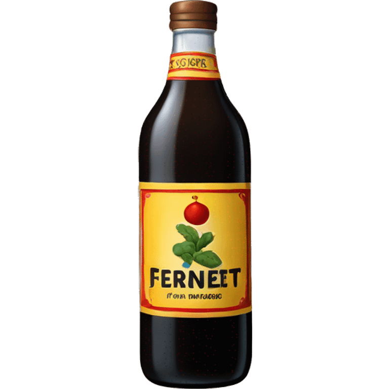 Bottle of fernet emoji