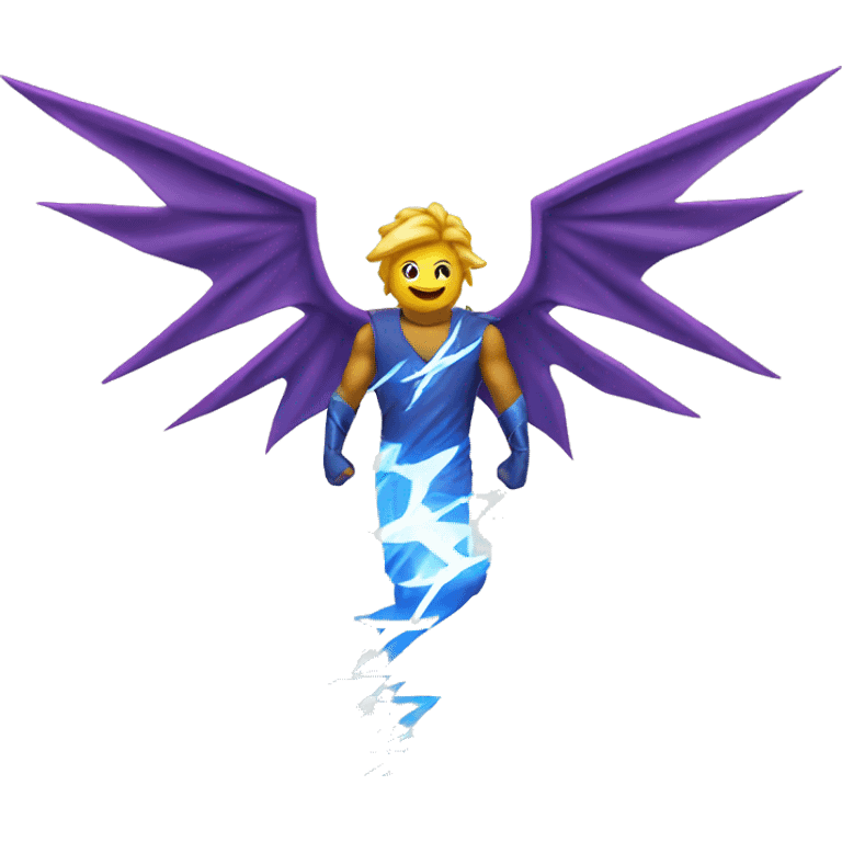 Lightning with a fairy emoji