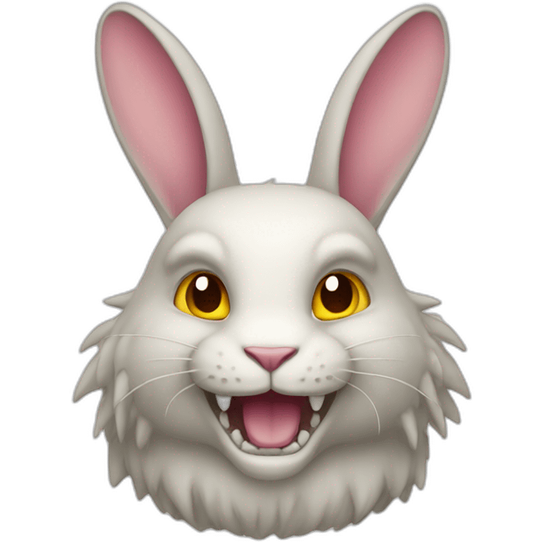 Lapin sur dragon emoji