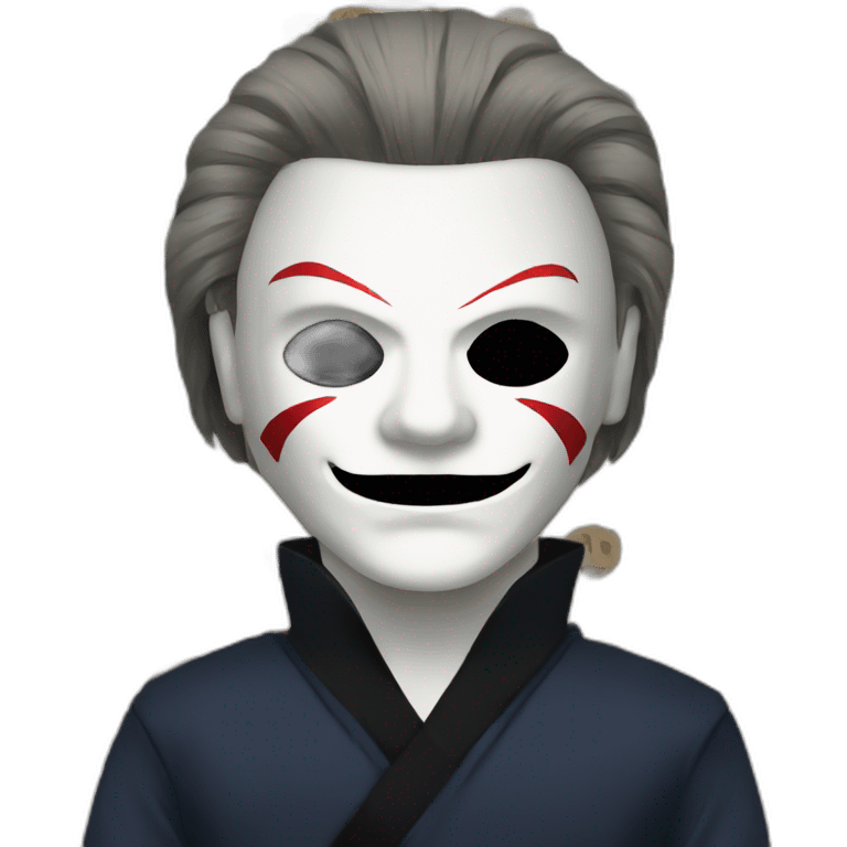 Michael Myers kabuki emoji