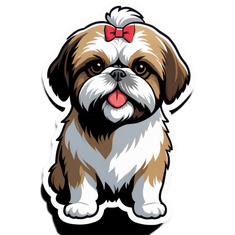 Shih Tzu dog emoji