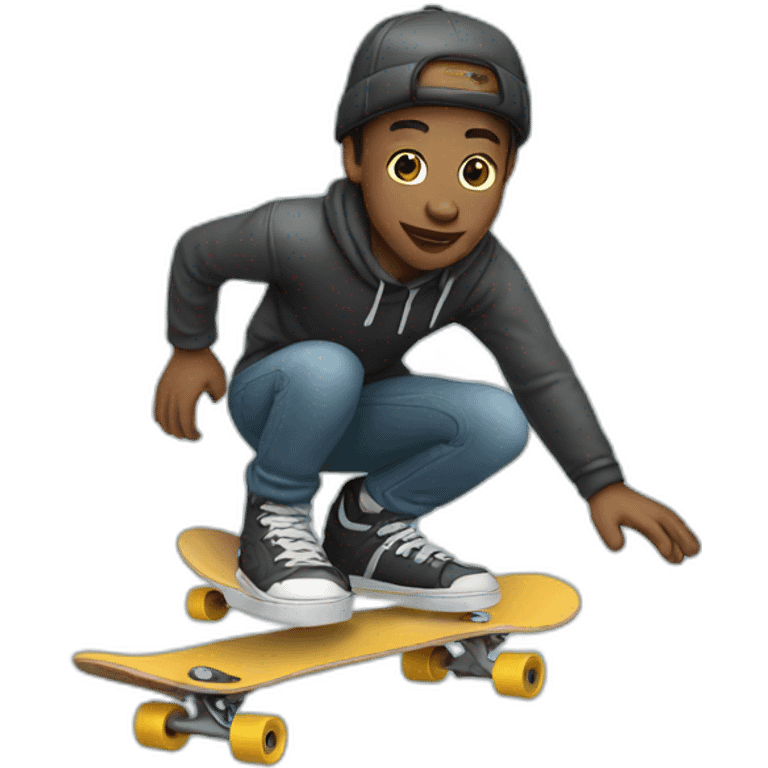 Skateboarder emoji