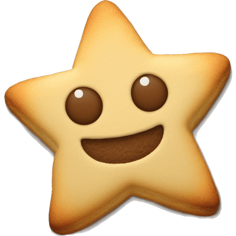 Star cookie  emoji