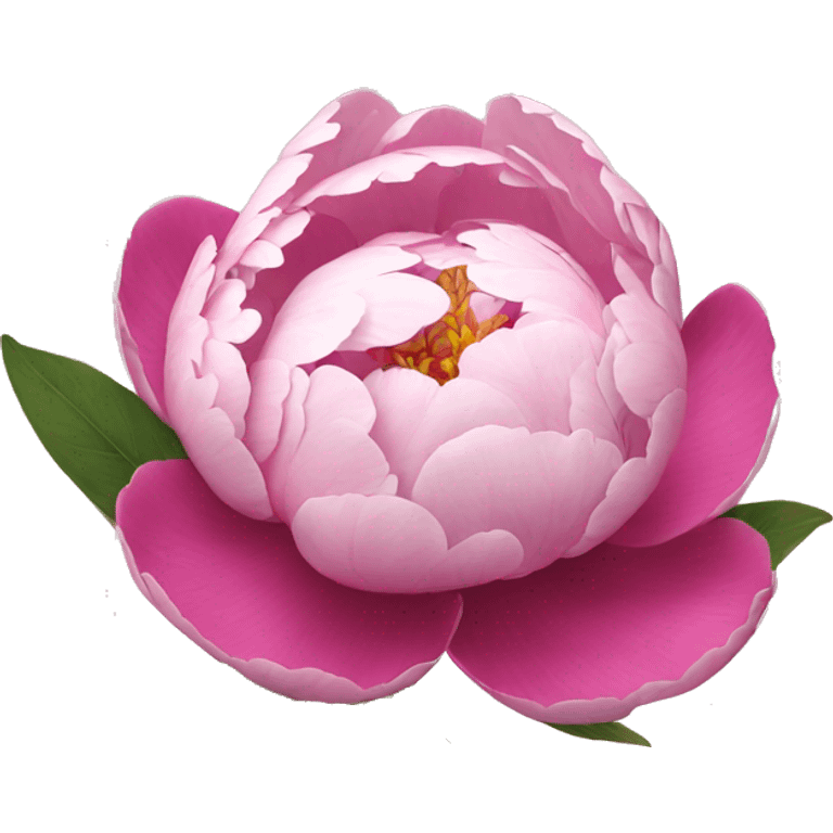 Peony flower emoji