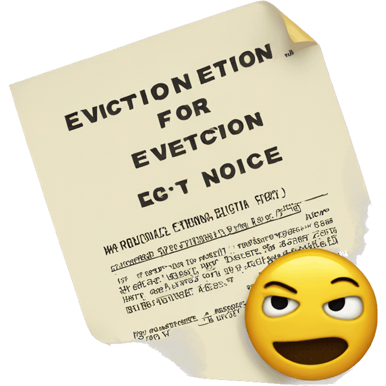 Eviction Notice emoji