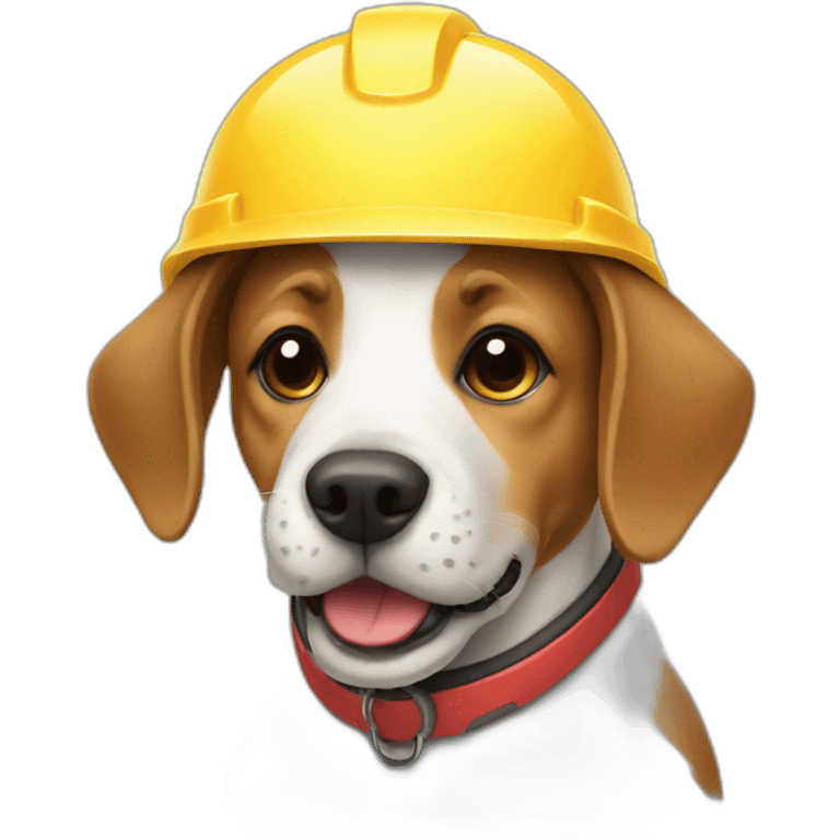 dog with a helmet emoji