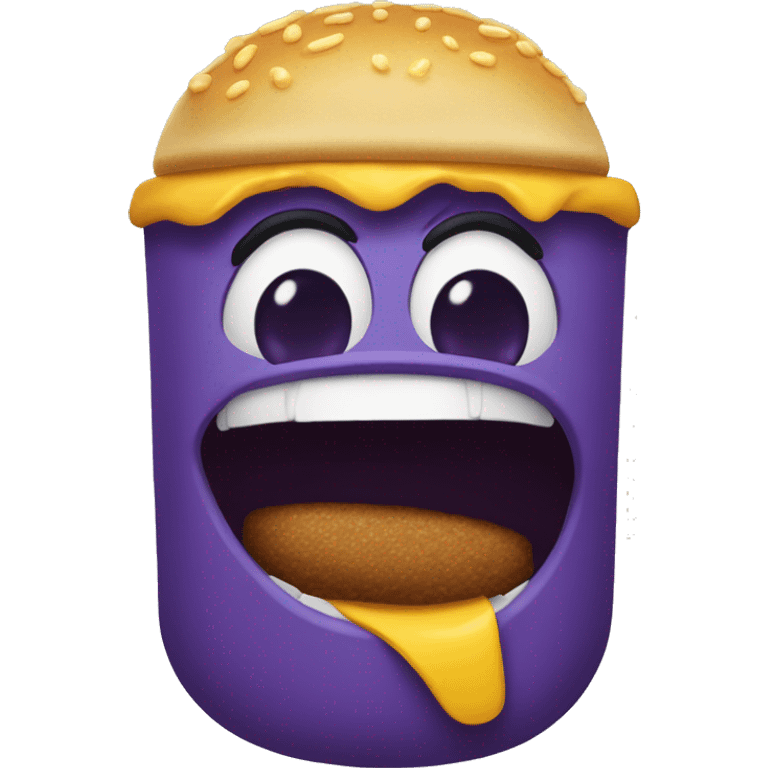 Grimace from McDonalds emoji