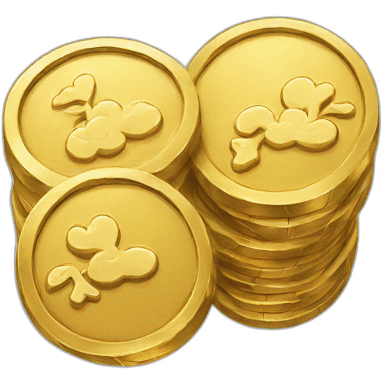  Golden coins emoji