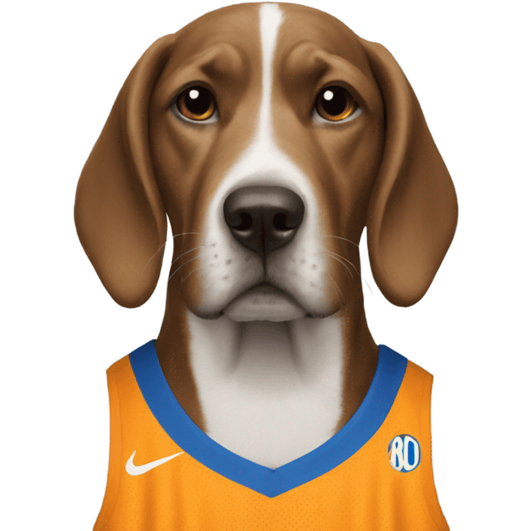 dog in a kevin durant jersey  emoji