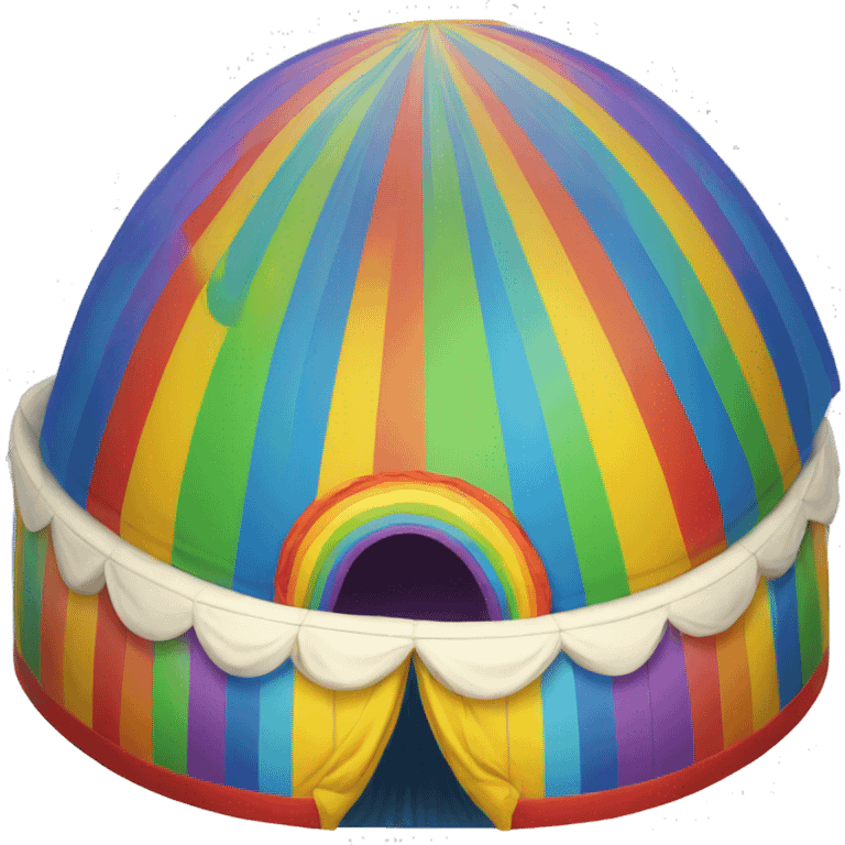 rainbow big top emoji