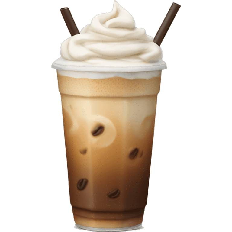 Iced latte emoji