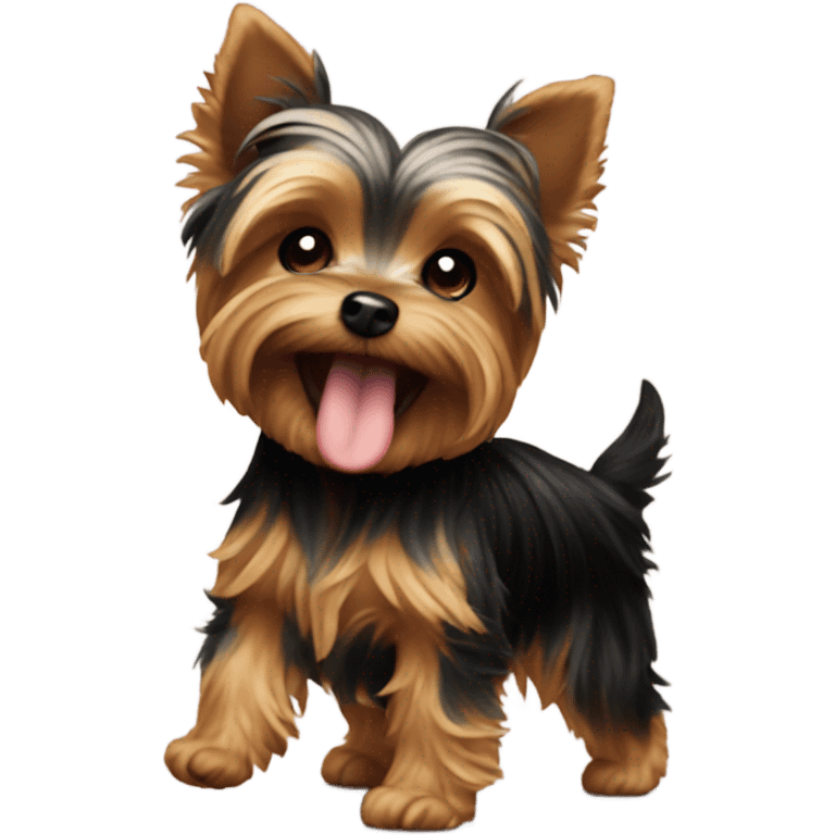 Yorkie dancing emoji