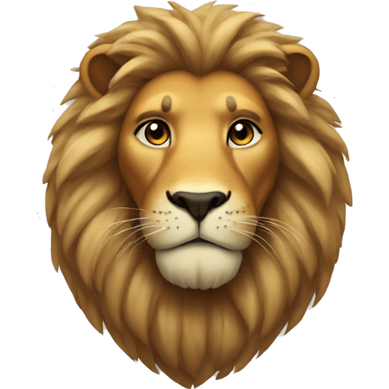 A lion emoji