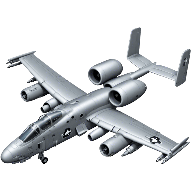 A-10 Thunderbolt II - Fairchild Republic (Grey) emoji