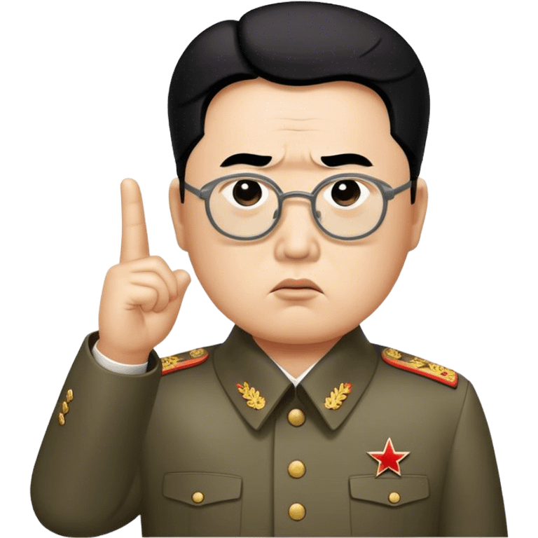 Dear leader Kim Jung Il directs you in his movie emoji