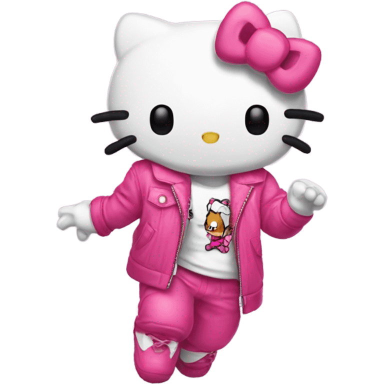 hello kitty being slay emoji