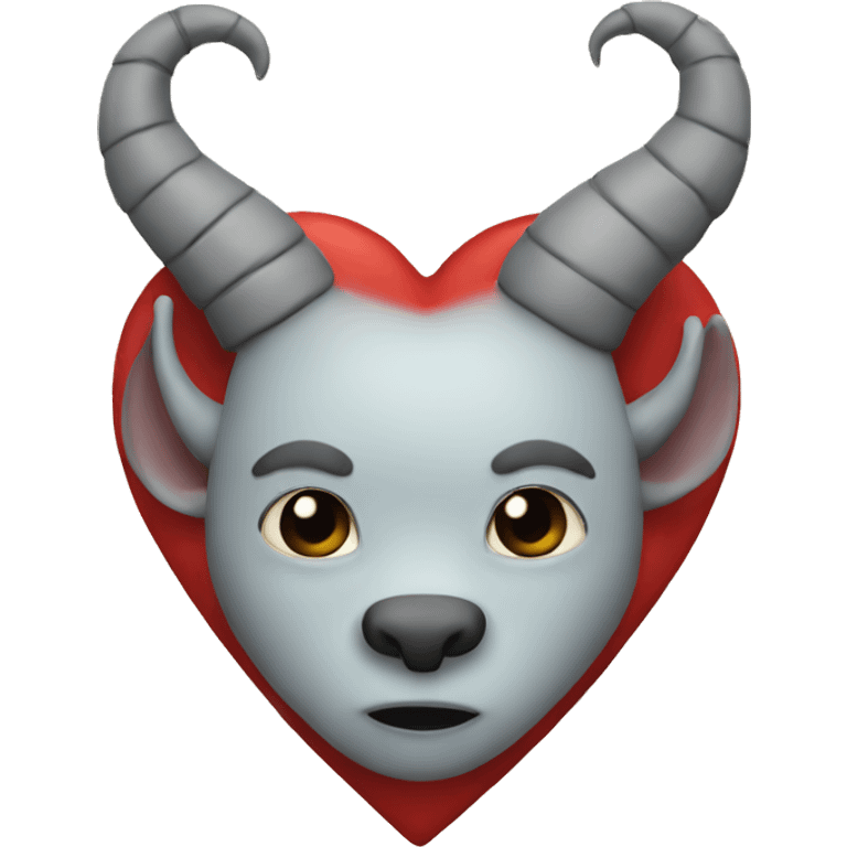 an heart with horns emoji