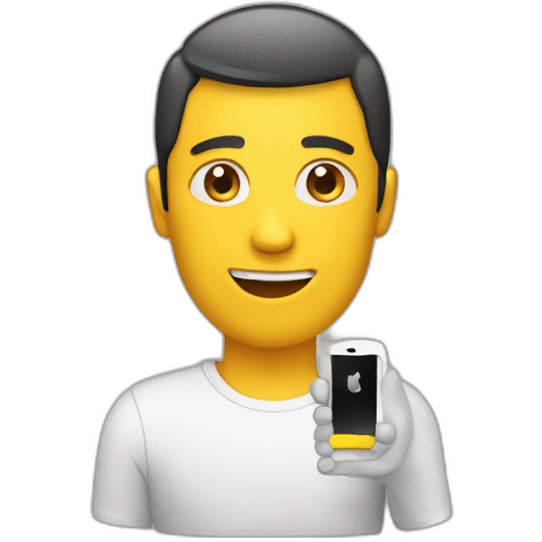 human with phone emoji