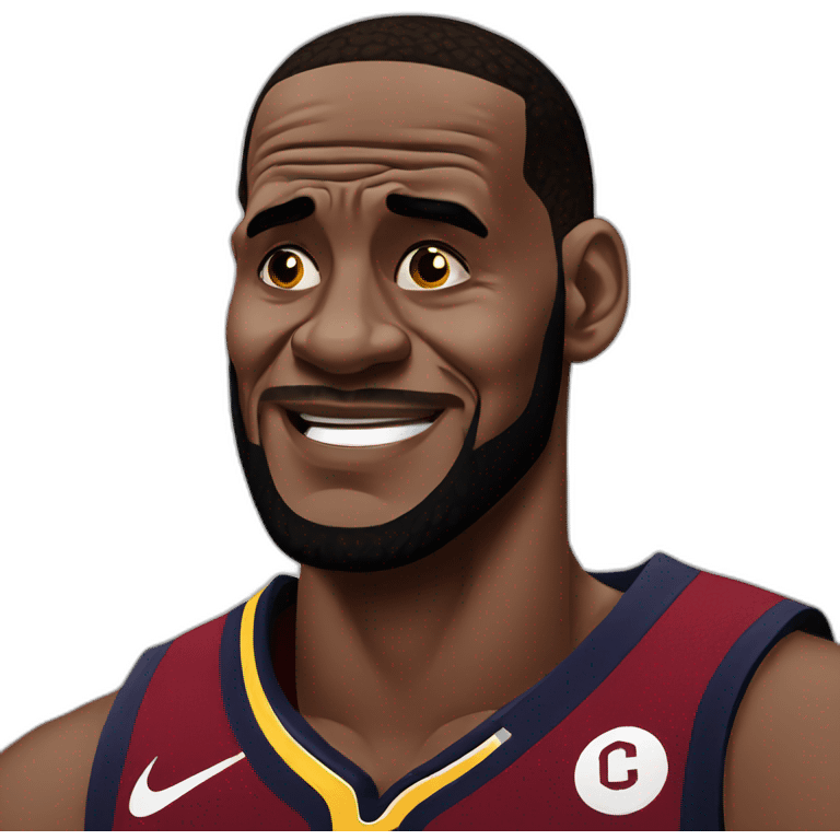 lebron crying emoji