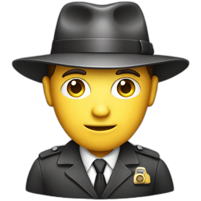 private investigator with a computer emoji