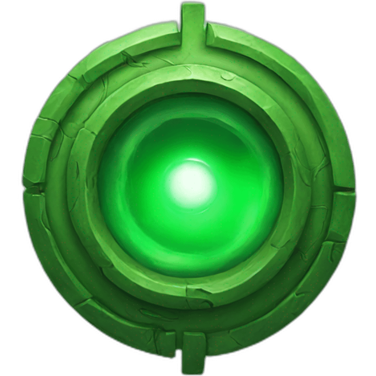 green portal emoji