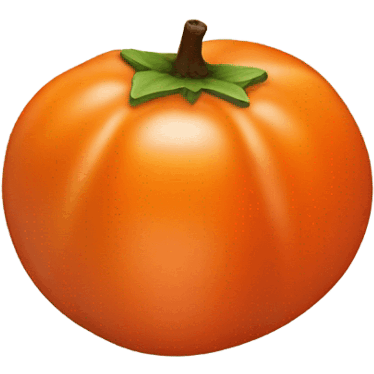 persimmon emoji