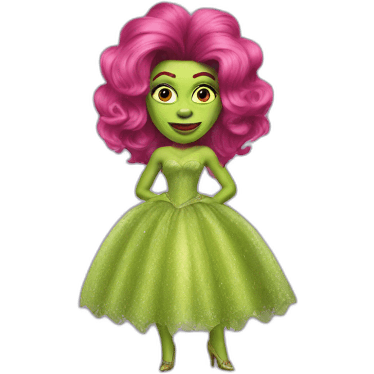 Shrek drag queen emoji