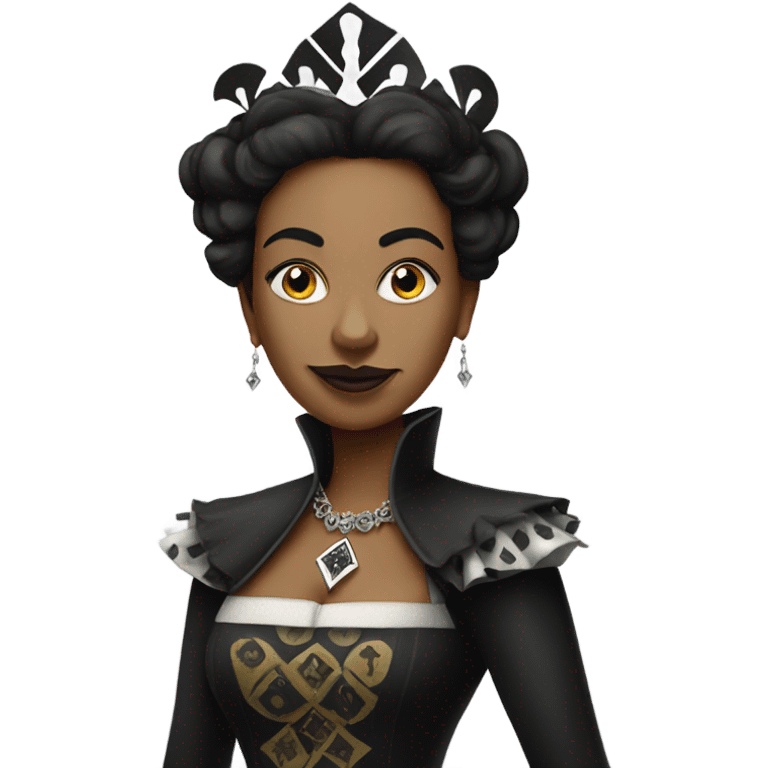 Queen of spades  emoji