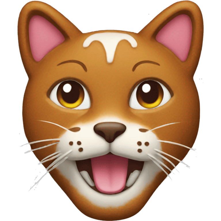 gingerbread cat emoji