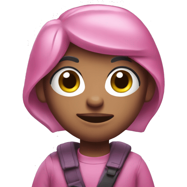 pink character of game among us  emoji