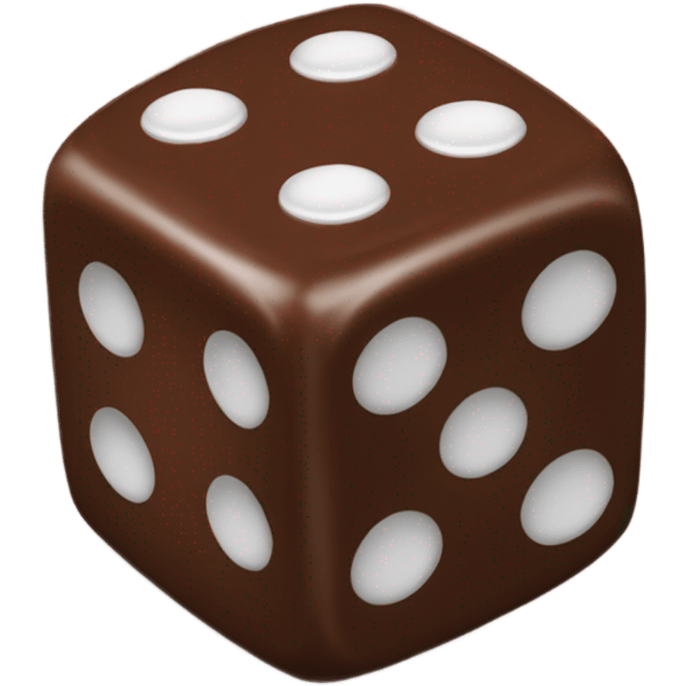 chocolate dice emoji