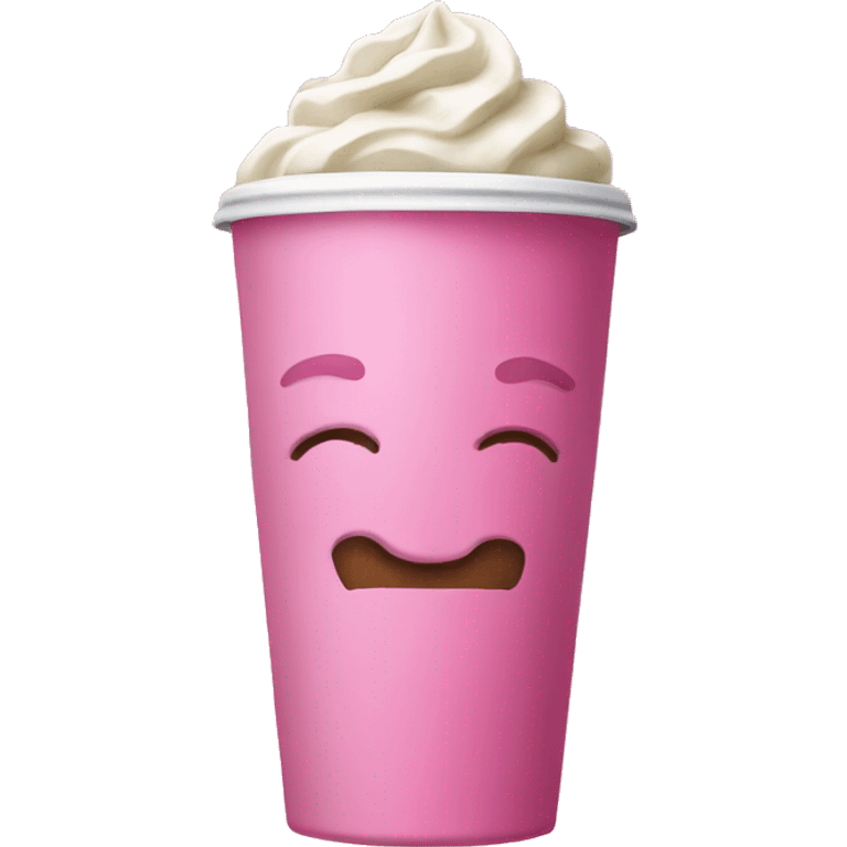 pink starbucks emoji