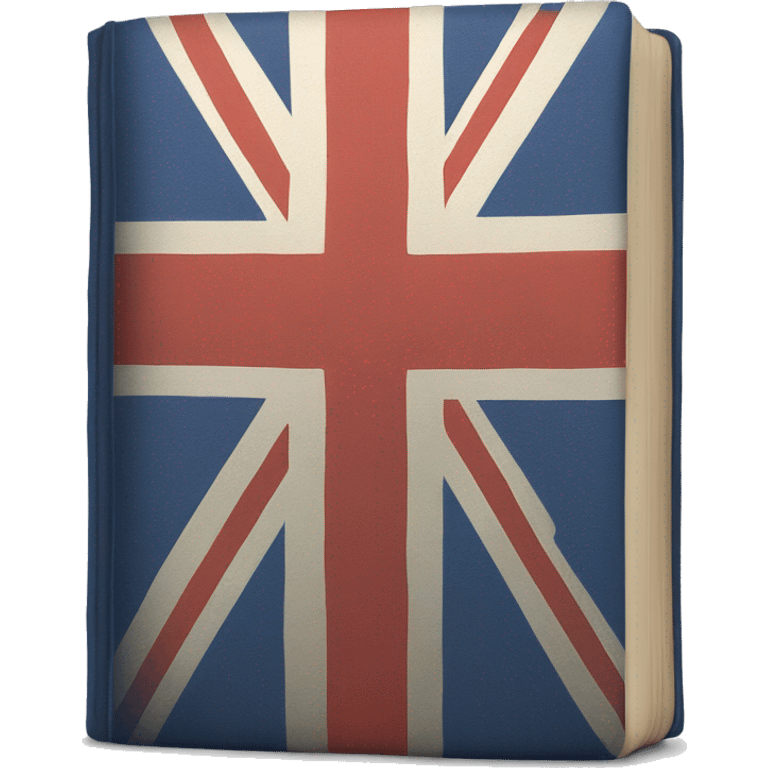 Bible with British flag cover emoji