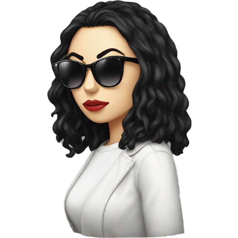 charli xcx with sunglasses emoji