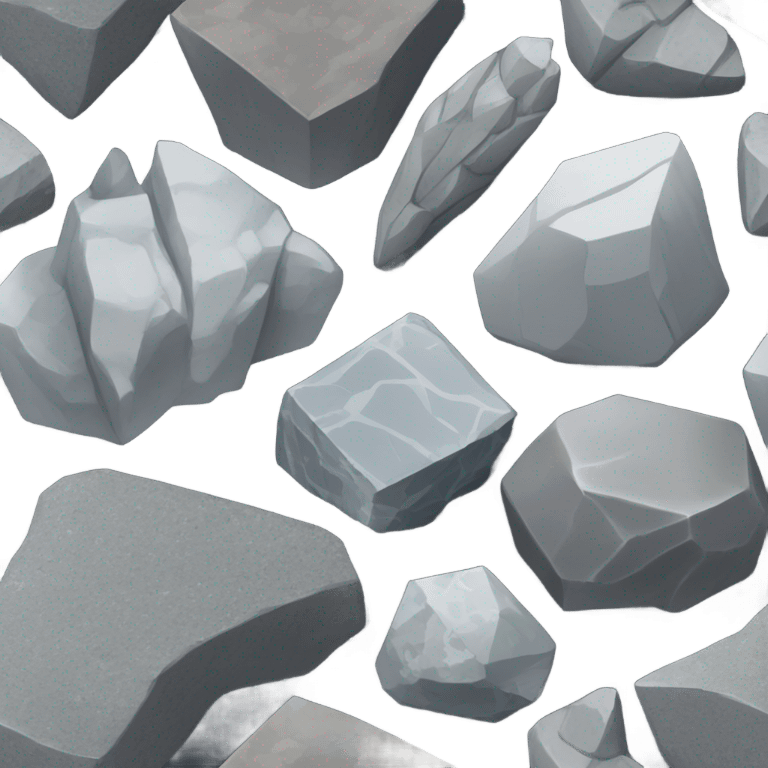 Grey minerals  emoji