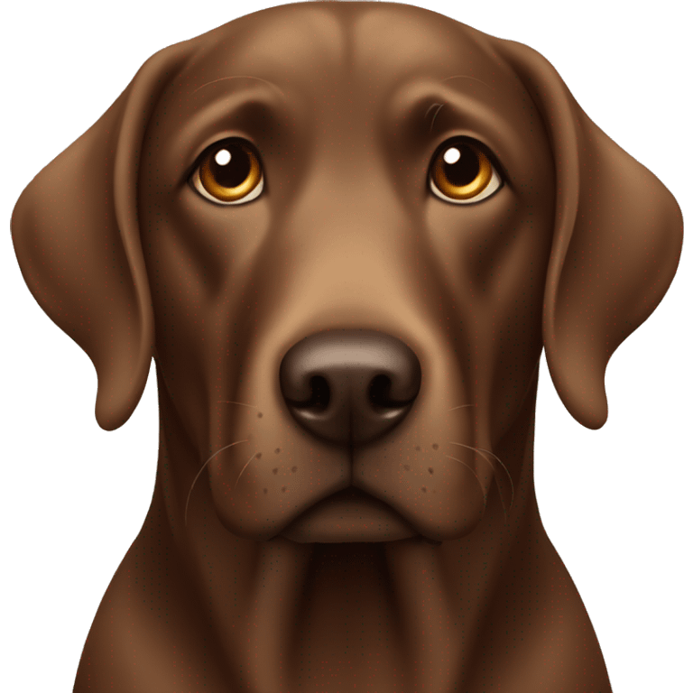 brown Labrador emoji