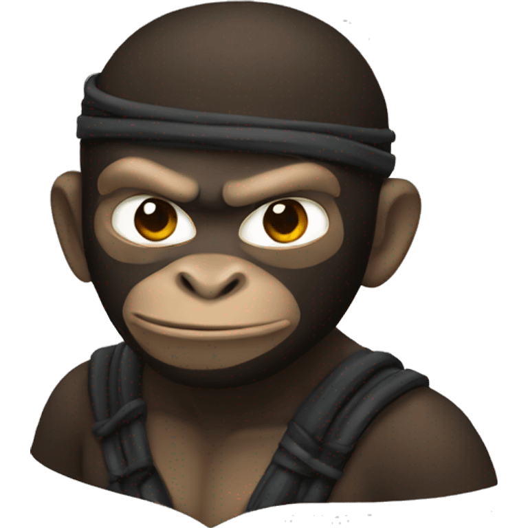 Ape ninja style  emoji