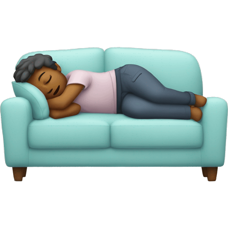 Sleeping on couch emoji