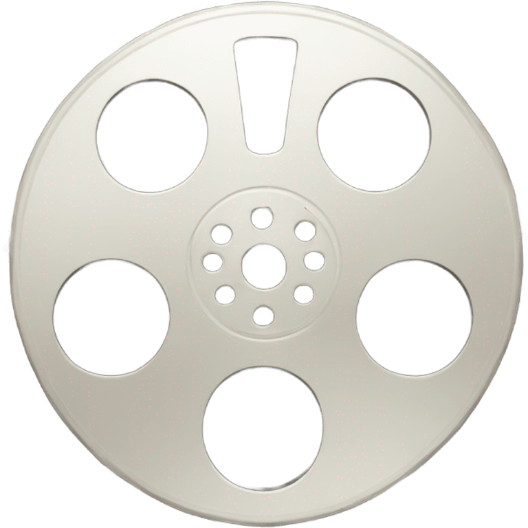 Cinema reel with film emoji