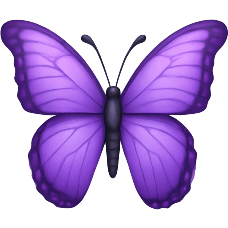 Purple butterfly  emoji