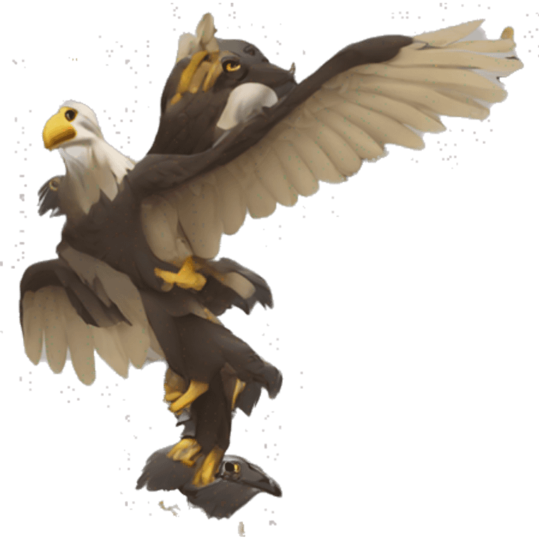 The eagle  emoji