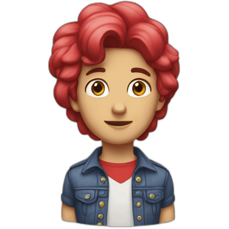 collin baker as strawberryshortcake emoji