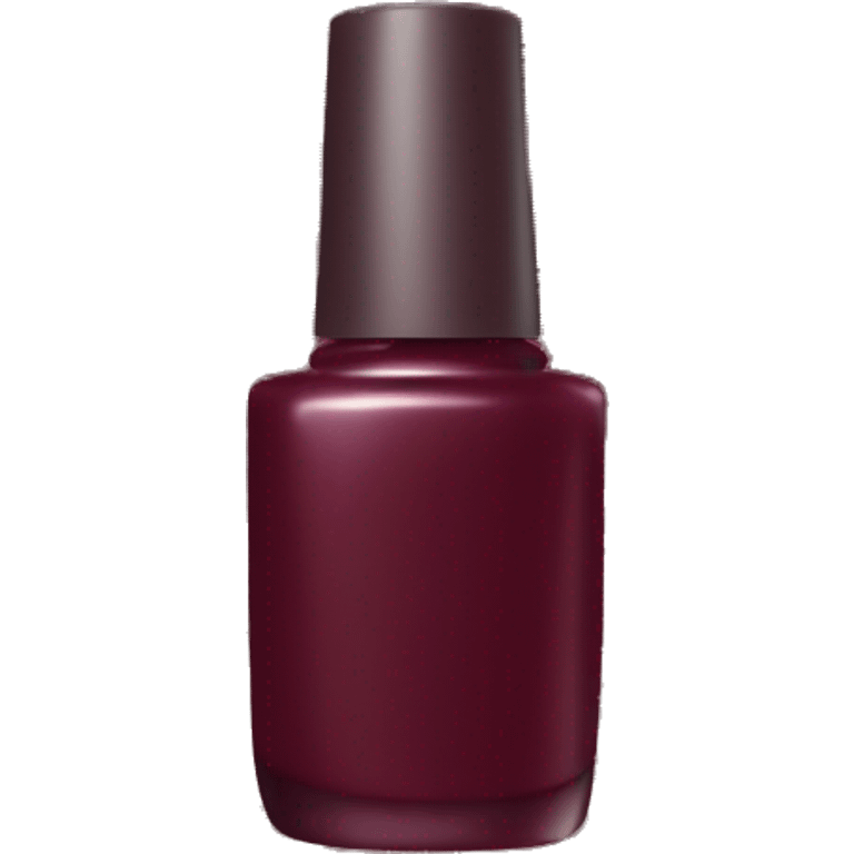 Burgundy nail color bottle emoji